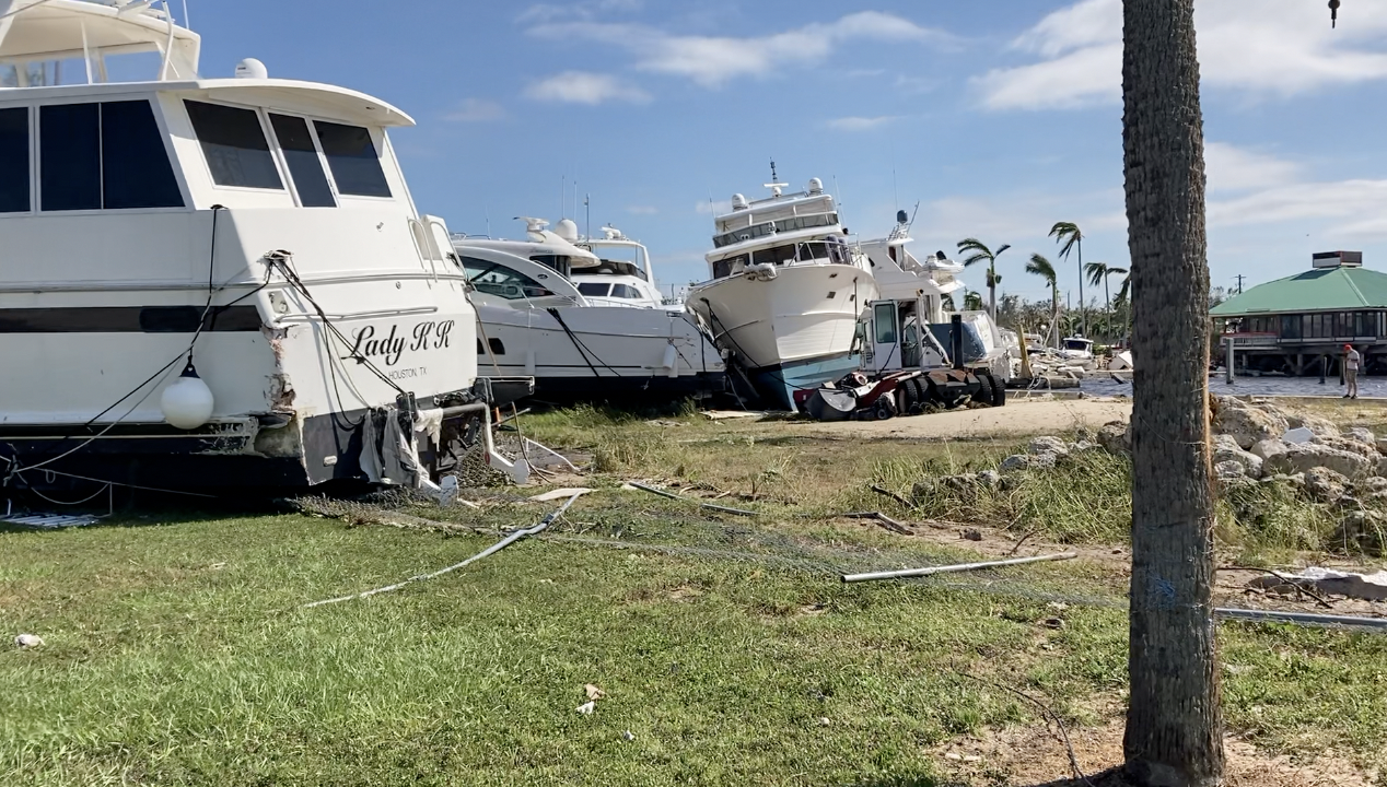 Stranded boats from Fort Myers marina due to Hurricane Ian can't be removed - Vimarsana News